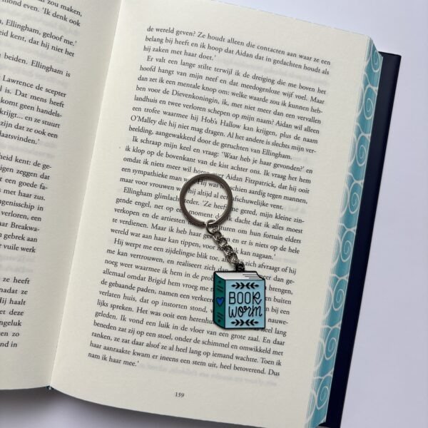 Carry a Story Bookworm Keychain
