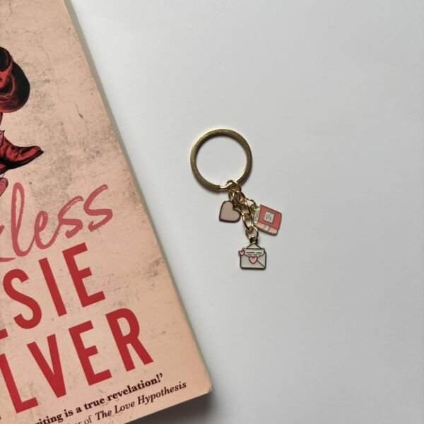 Golden Book Lover Keychain