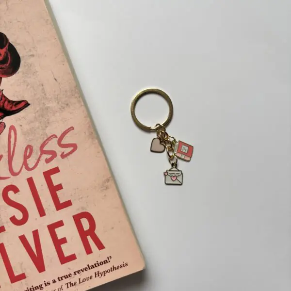 Golden Book Lover Keychain