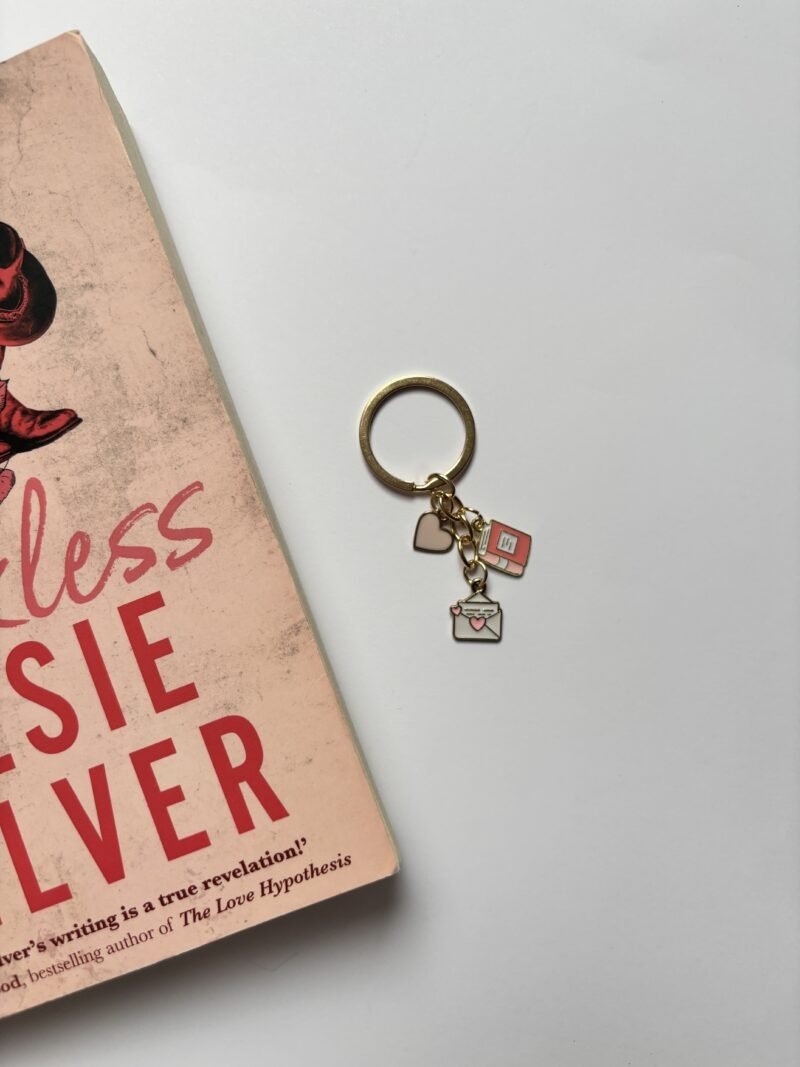 Golden Book Lover Keychain
