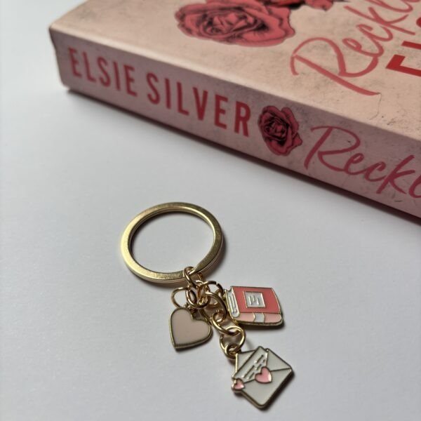 Golden Book Lover Keychain