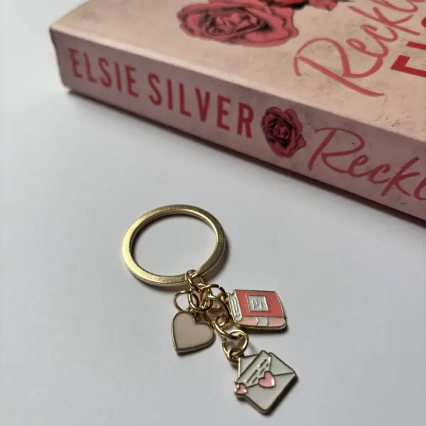 Golden Book Lover Keychain