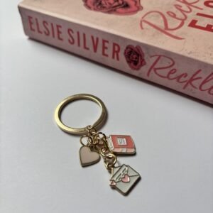 Golden Book Lover Keychain