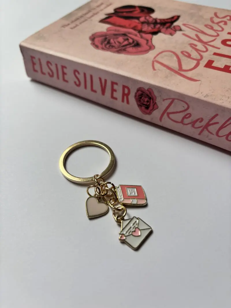 Golden Book Lover Keychain