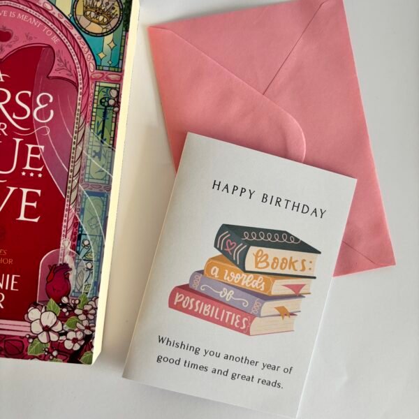 IMG_0157 2 Bookish Happy Birthday Card