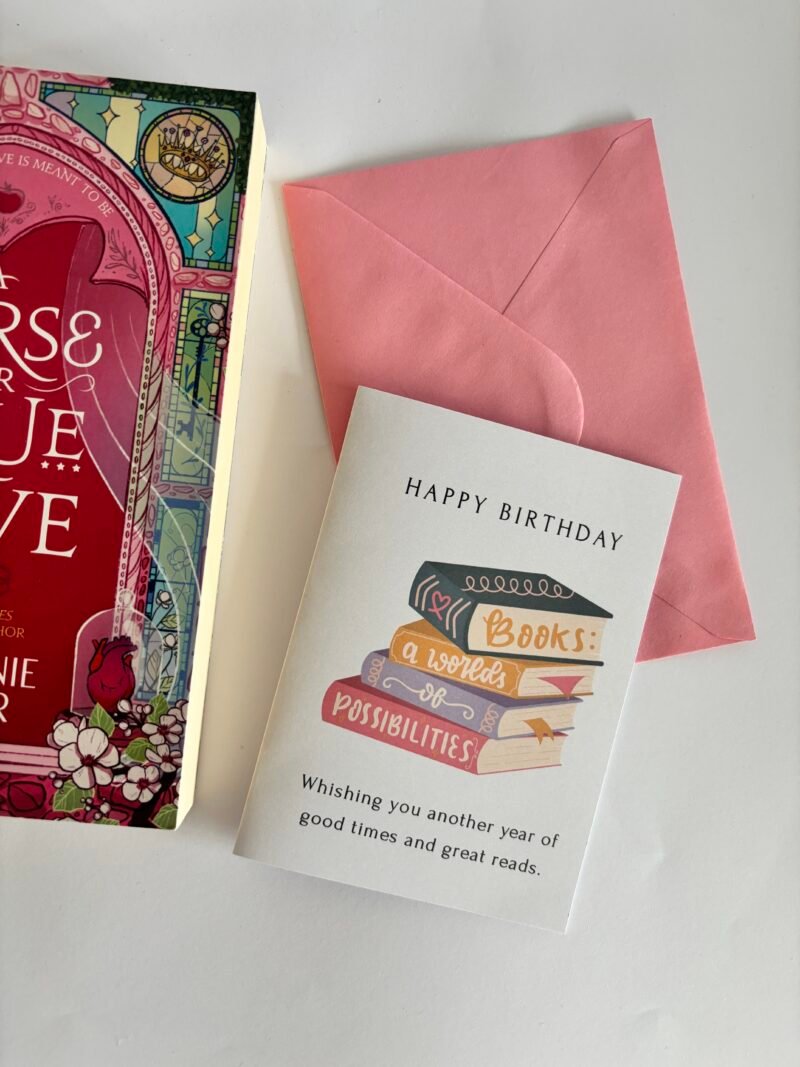 IMG_0157 2 Bookish Happy Birthday Card