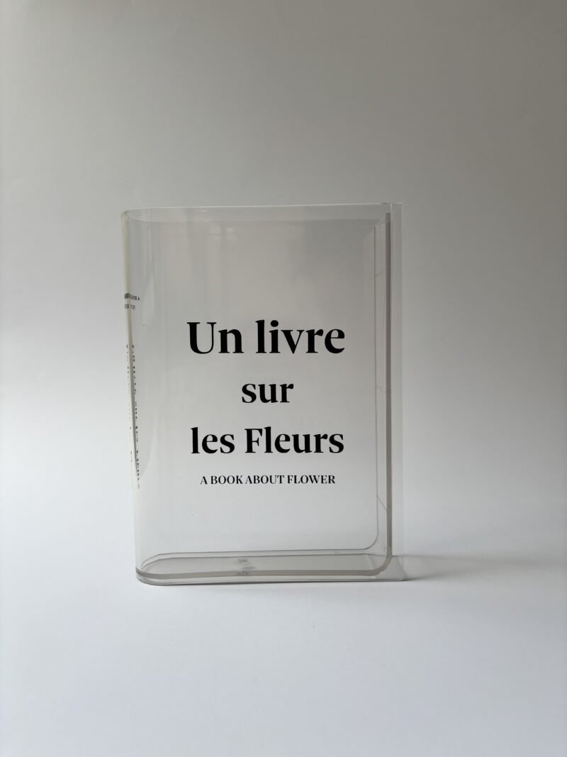 plastic flower bookish vase Bloom & Read Vase