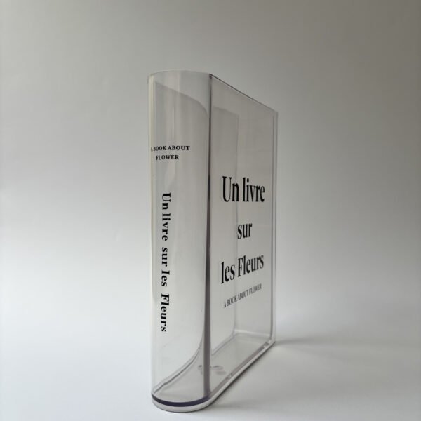 plastic flower bookish vase Bloom & Read Vase