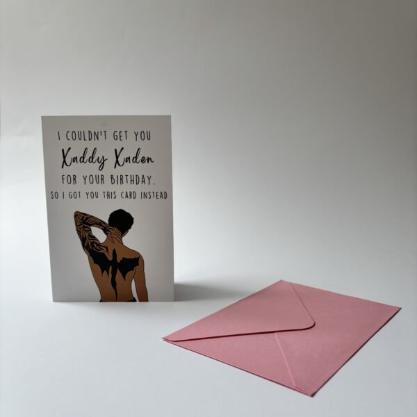 Xaddy Xaden Birthday Card