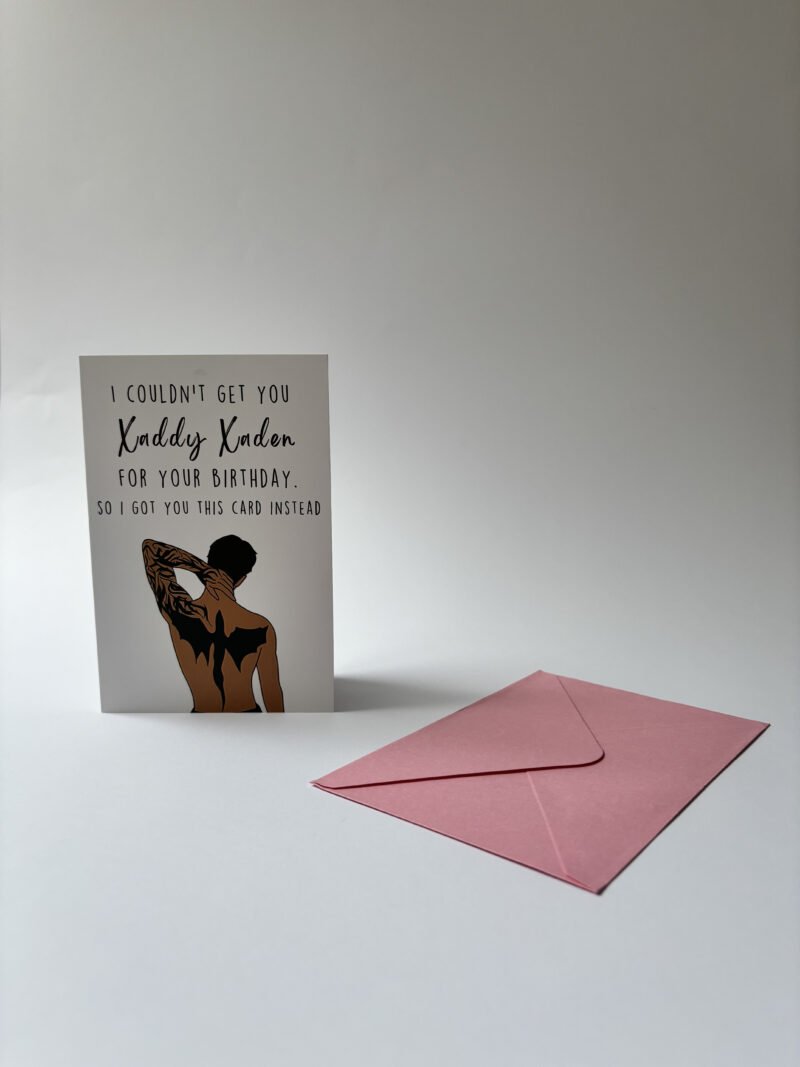 Xaddy Xaden Birthday Card
