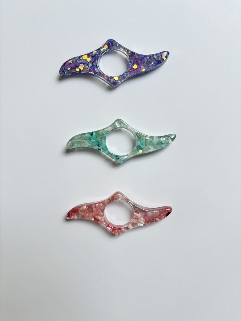Serenity Epoxy Thumb Ring