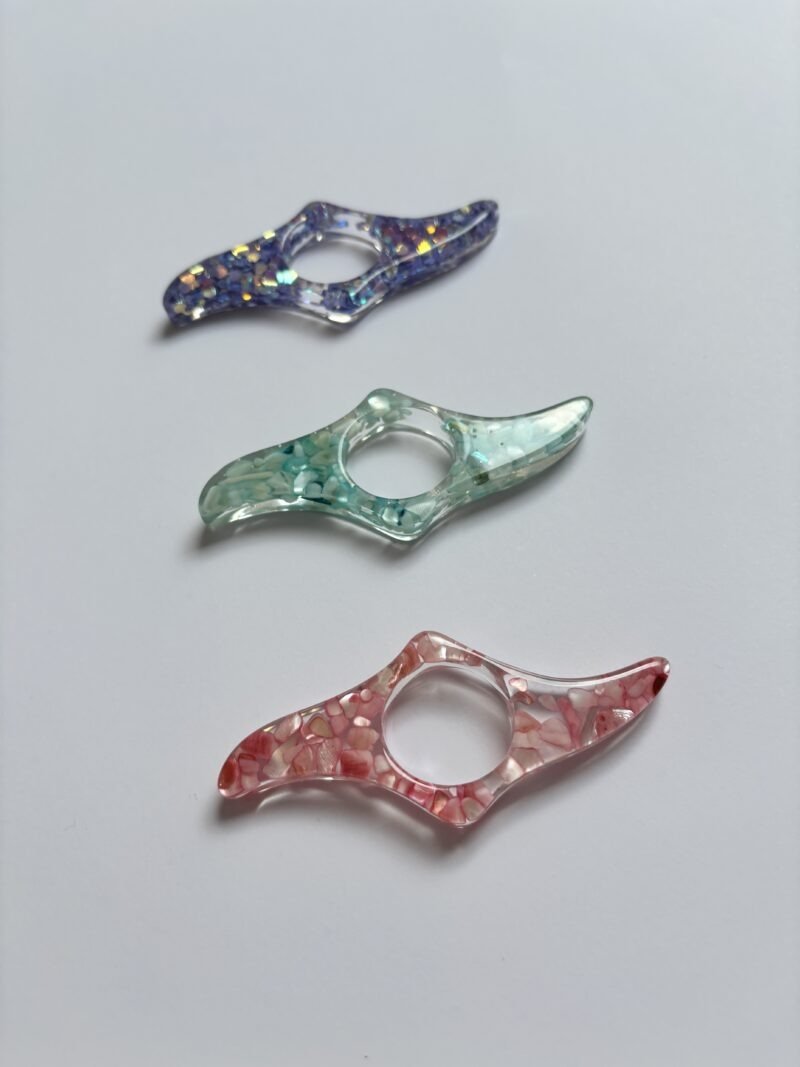 Serenity Epoxy Thumb Ring