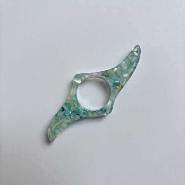 Serenity Epoxy Thumb Ring