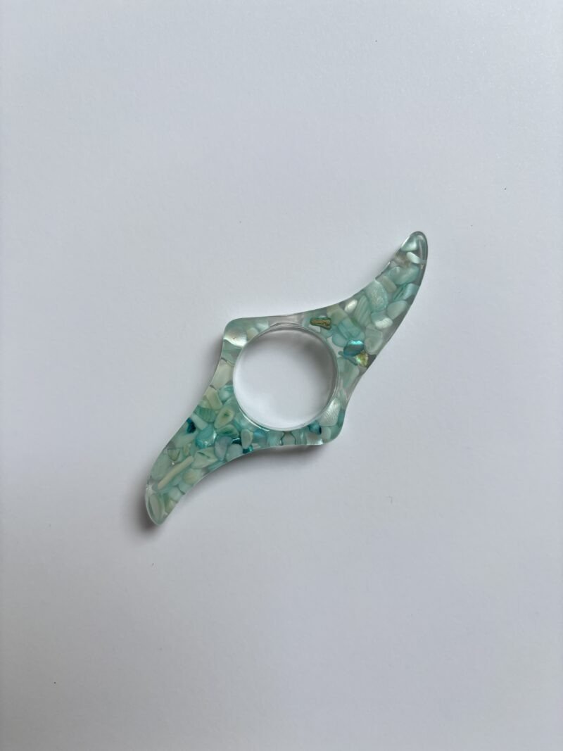 Serenity Epoxy Thumb Ring