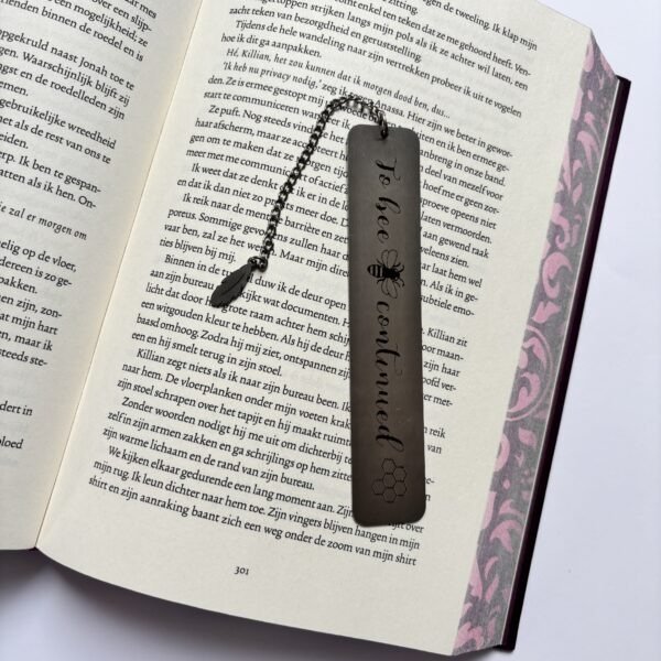 To Bee Continued Metal Bookmark