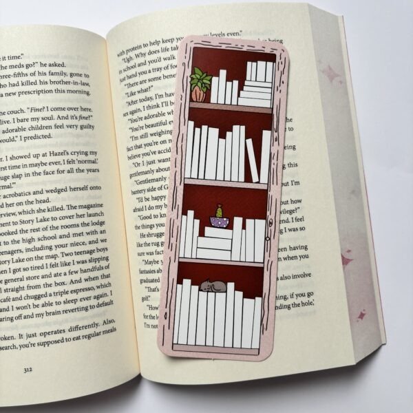 Color Your Bookshelves Bookmark