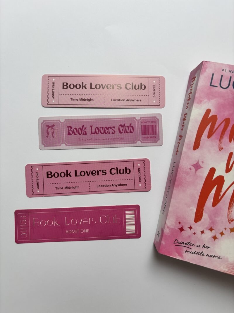 Book Lovers Club Bookmarks Set
