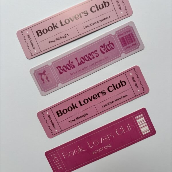 Book Lovers Club Bookmarks Set