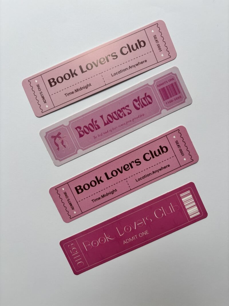 Book Lovers Club Bookmarks Set