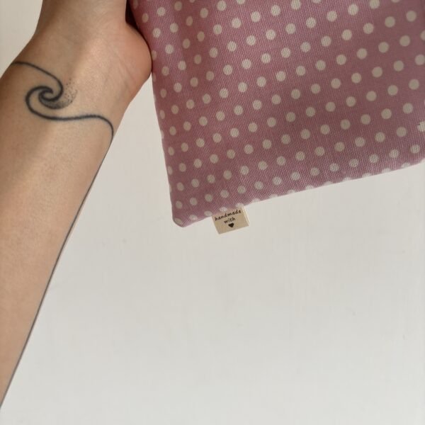 Bow Book Lovers Booksleeve Pink Polka Dot