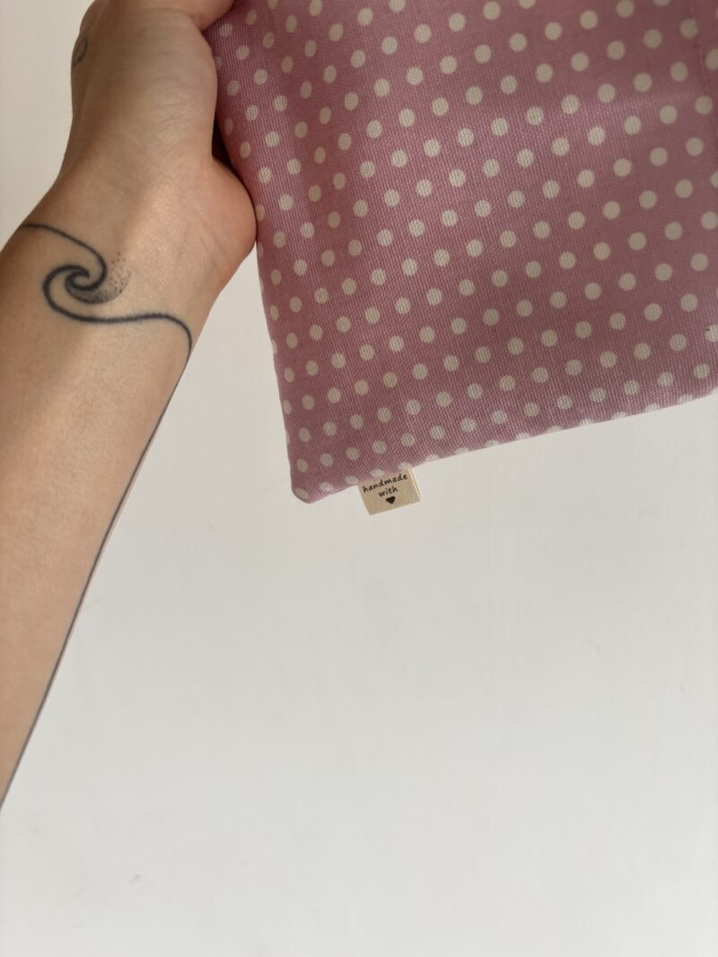 Bow Book Lovers Booksleeve Pink Polka Dot