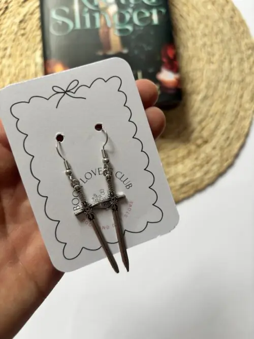Silver Sword Earrings