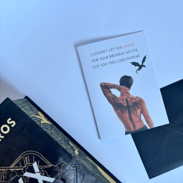Xaddy Xaden Birthday Card