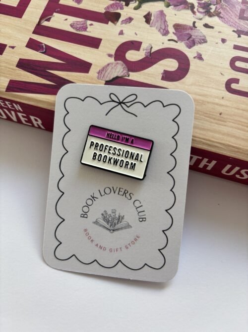 Professional Bookworm Pin