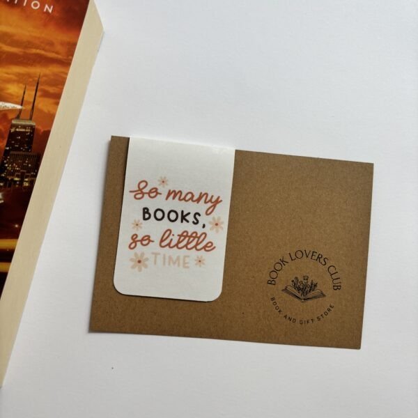 So Many Books Magnetic Bookmark