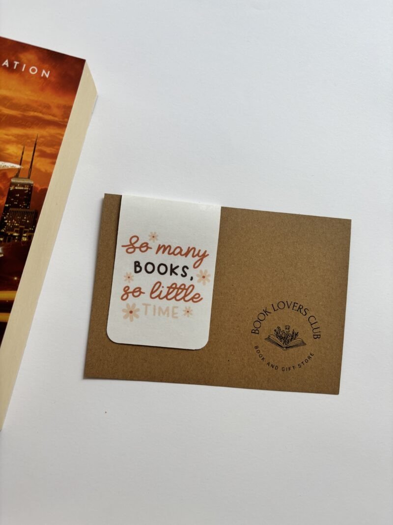 So Many Books Magnetic Bookmark