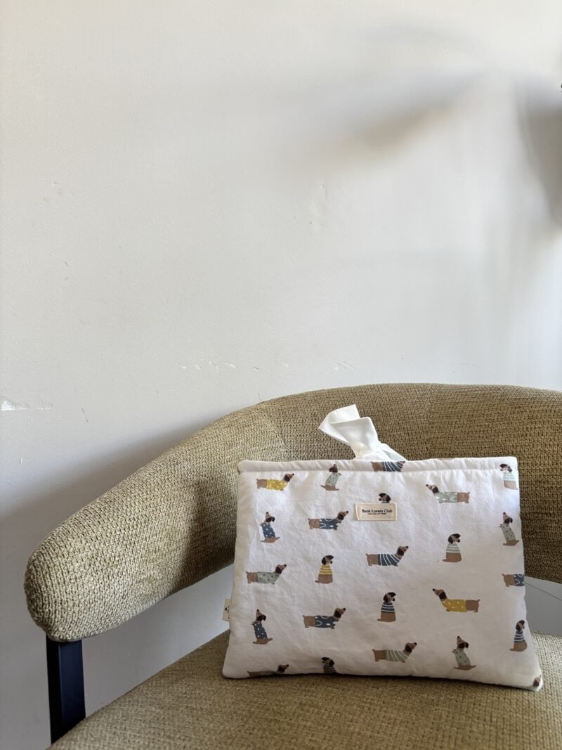 Bow Book Lovers Booksleeve Dachshund