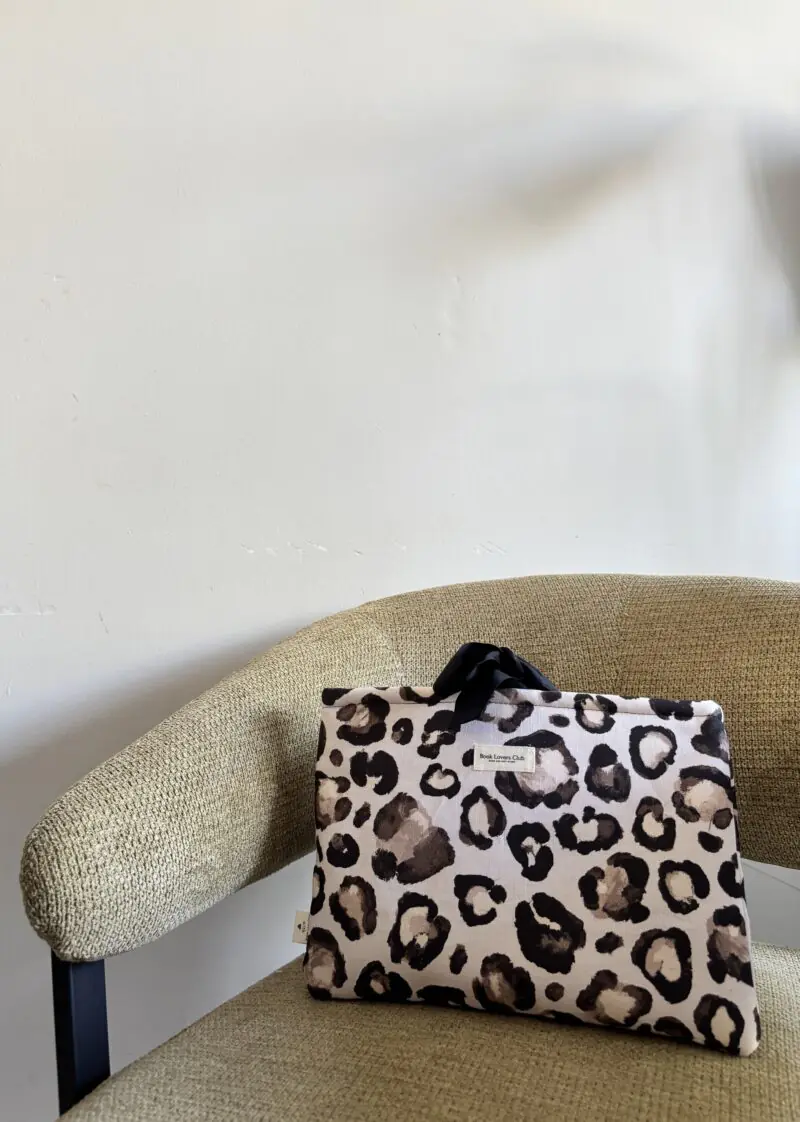 panter black booksleeve Bow Book Lovers Booksleeve Leopard