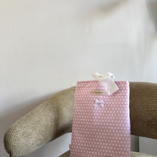 polka pink dot booksleeve Bow Book Lovers Booksleeve Pink Polka Dot